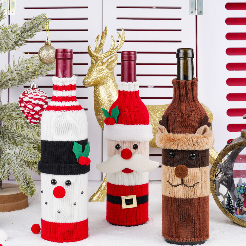 🎄 Christmas Bottle Cover – Stilvolle & einfache Weihnachtsdekoration für Flaschen
