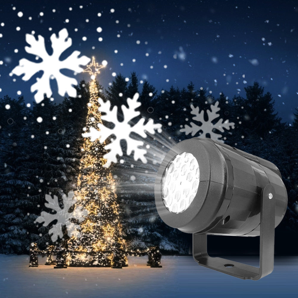 ❄️✨ Snowflake Projector Light – Magische Weihnachtsbeleuchtung für Haus & Garten