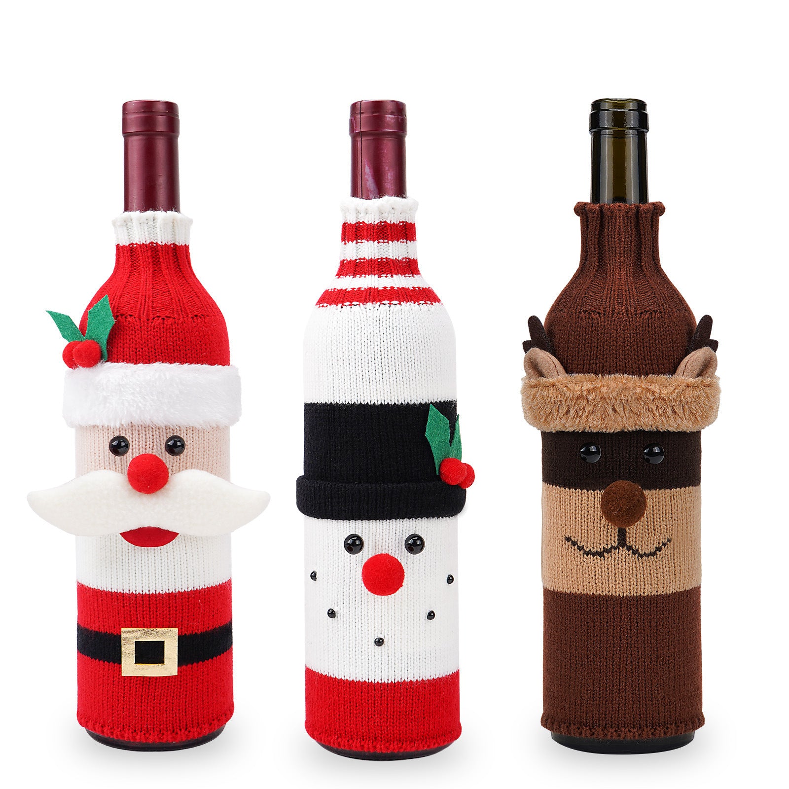 🎄 Christmas Bottle Cover – Stilvolle & einfache Weihnachtsdekoration für Flaschen
